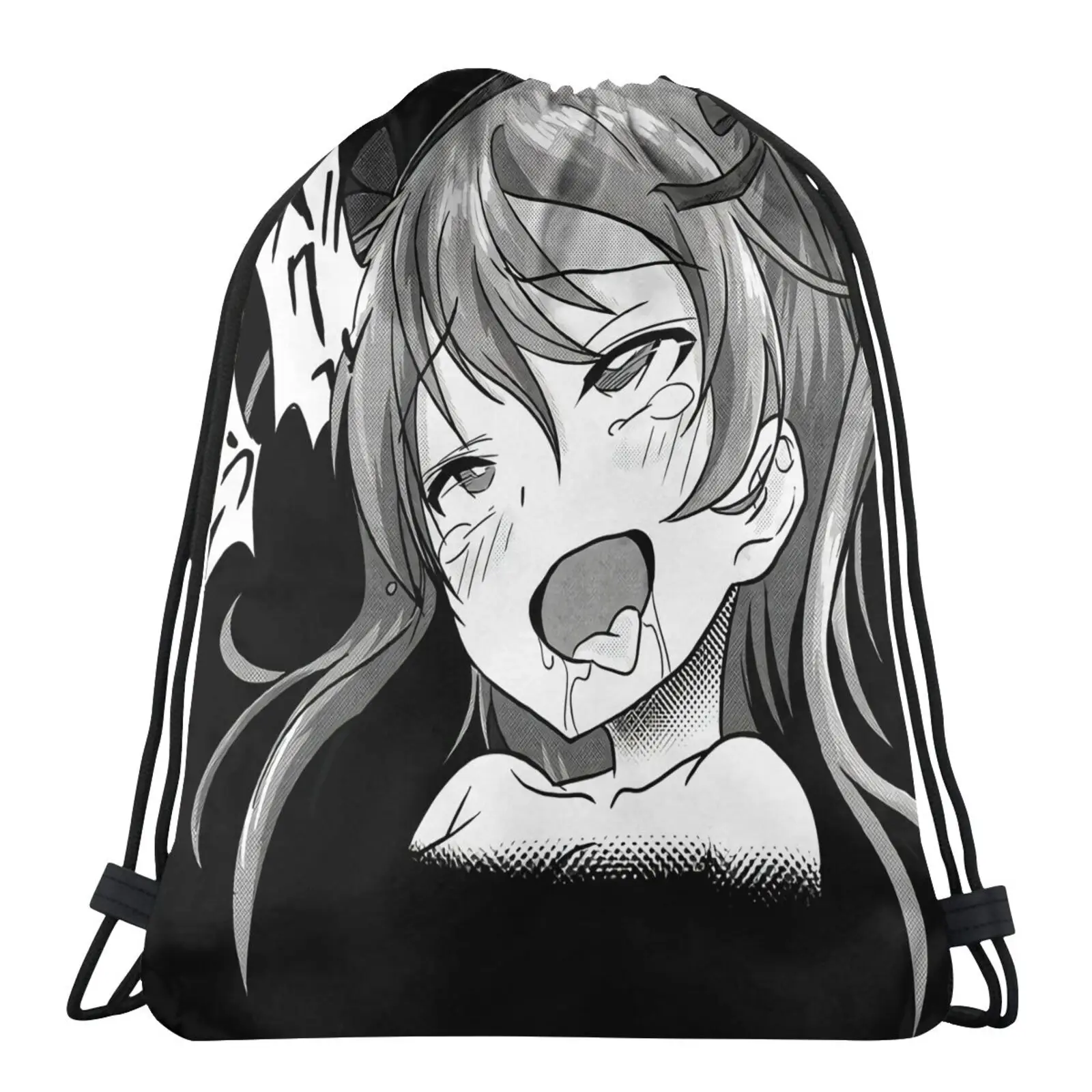 

Сумка для покупок Ahegao Otaku Ecchi Weeaboo, Детская сумка для обуви, Холщовая Сумка