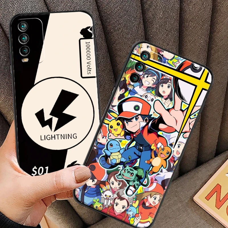 

Pokemon Pikachu Bandai Phone Cases For Xiaomi Redmi 7 7A 9 9A 9T 8A 8 2021 7 8 Pro Note 8 9 Note 9T Back Cover Carcasa Coque
