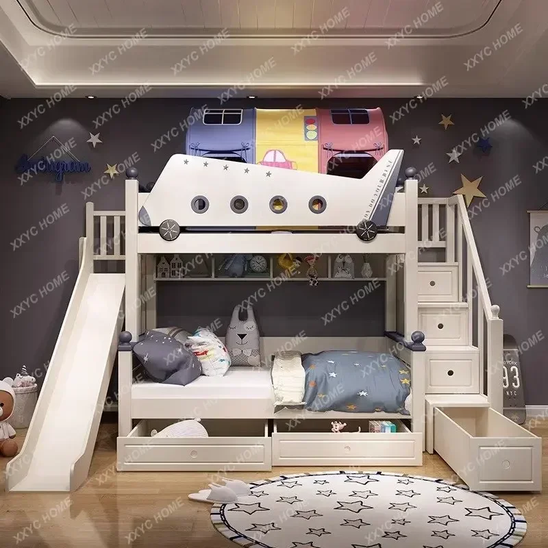 Двухъярусная кровать для маленькой квартиры двухъярусная из массива дерева