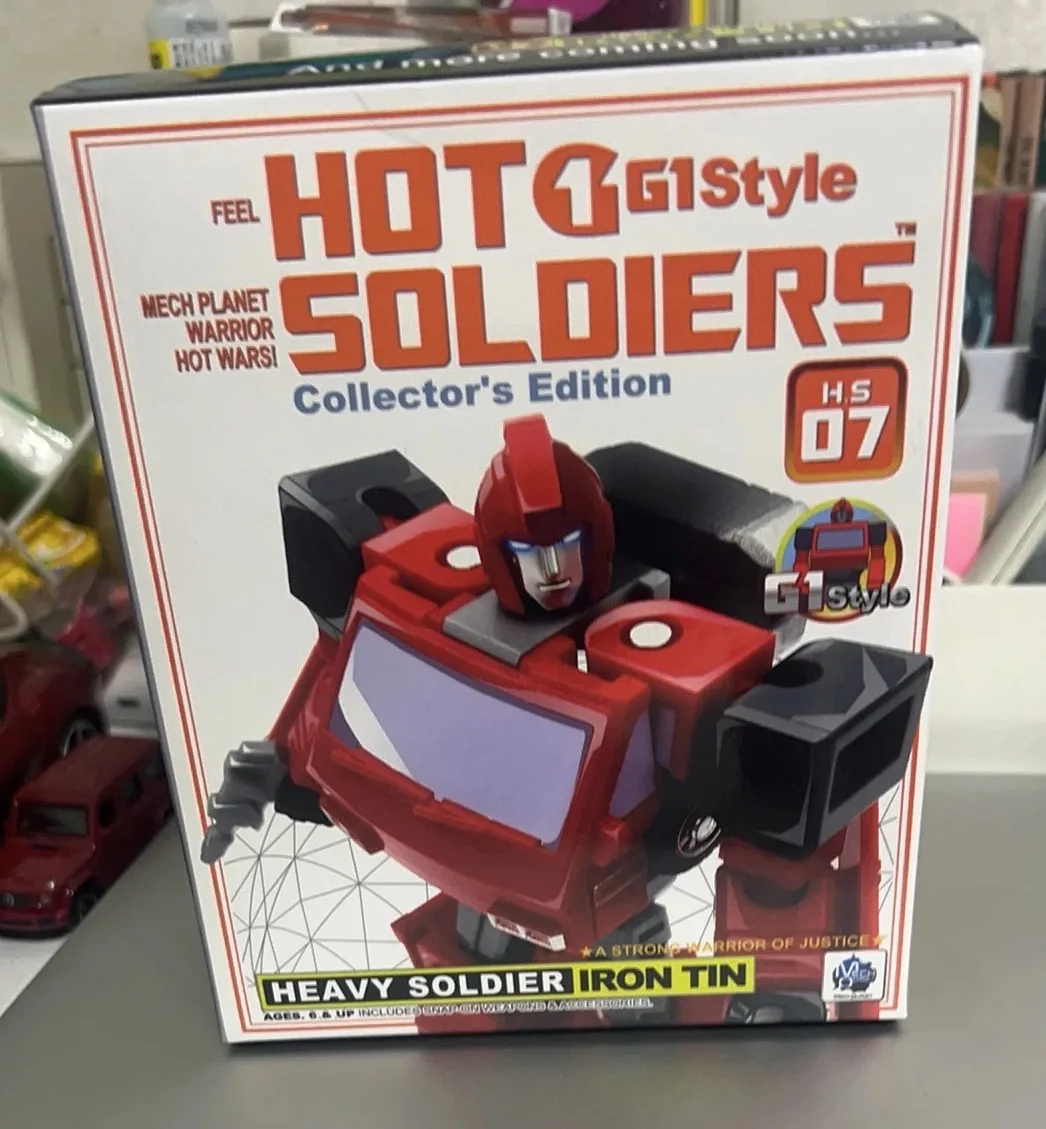 Трансформер MFT HS07 Iron Tin Heavy Soldier 10.5см, модель робота-машины Автобота в малом масштабе, подвижная фигурка, подарок (art.: 3920daab674e6) - 3920daab674e6