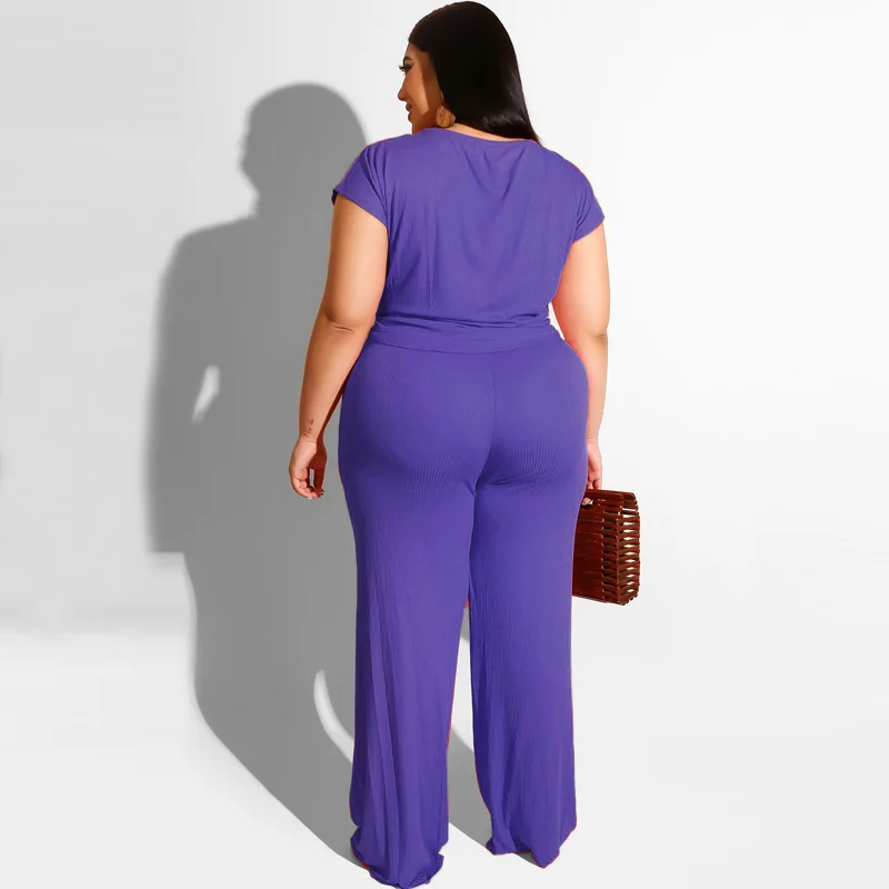 Plus Size Women 5xl Two Pieces Sets for Womens Summer 2020 Female Short Sleeve Loose 2 Piece Set Femme 3xl 4xl 5xl 6xl