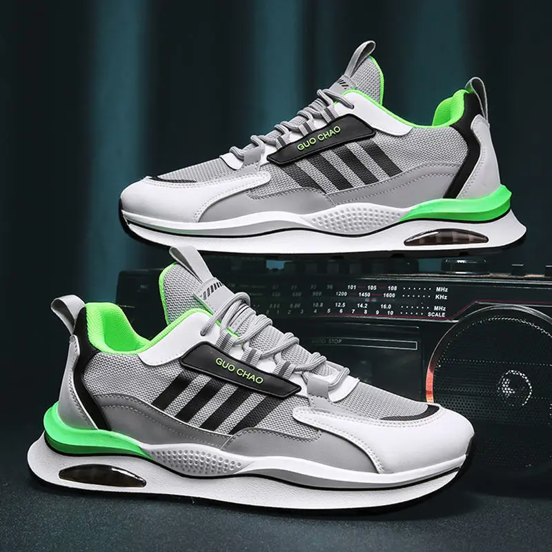 Men's Shoes 2022 New Summer Fashion Breathable Sports Casual Forrest Gump Shoes Dad Tide Shoes Men's Footwear