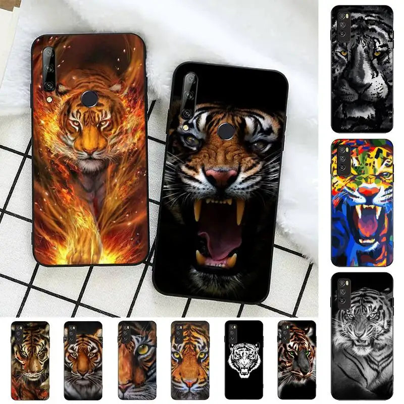 

FHNBLJ Ferocious Tiger Animal Phone Case for Huawei Honor 10 i 8X C 5A 20 9 10 30 lite pro Voew 10 20 V30