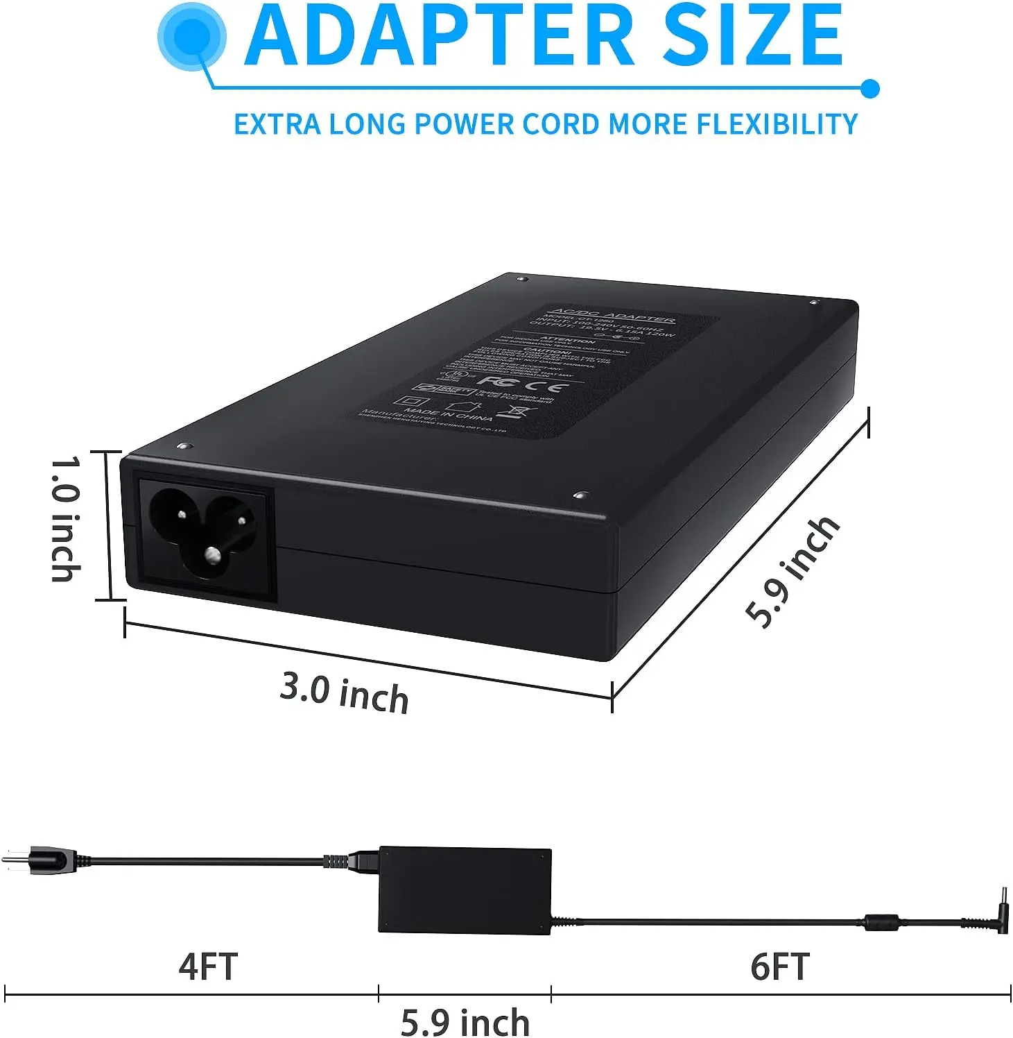 Зарядное устройство 19 5 В 6 15 А 120 Вт совместимое с док-станцией HP USB-C G5 USB-C/A