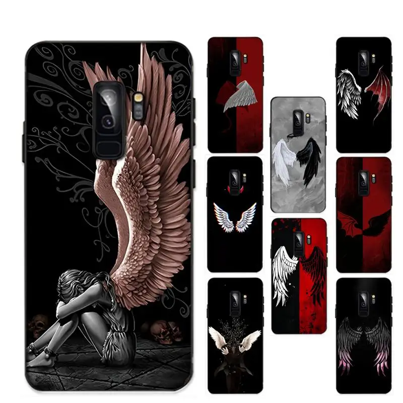 

Angel Girl Wings Phone Case for Samsung A51 A30s A52 A71 A12 for Huawei Honor 10i for OPPO vivo Y11 cover