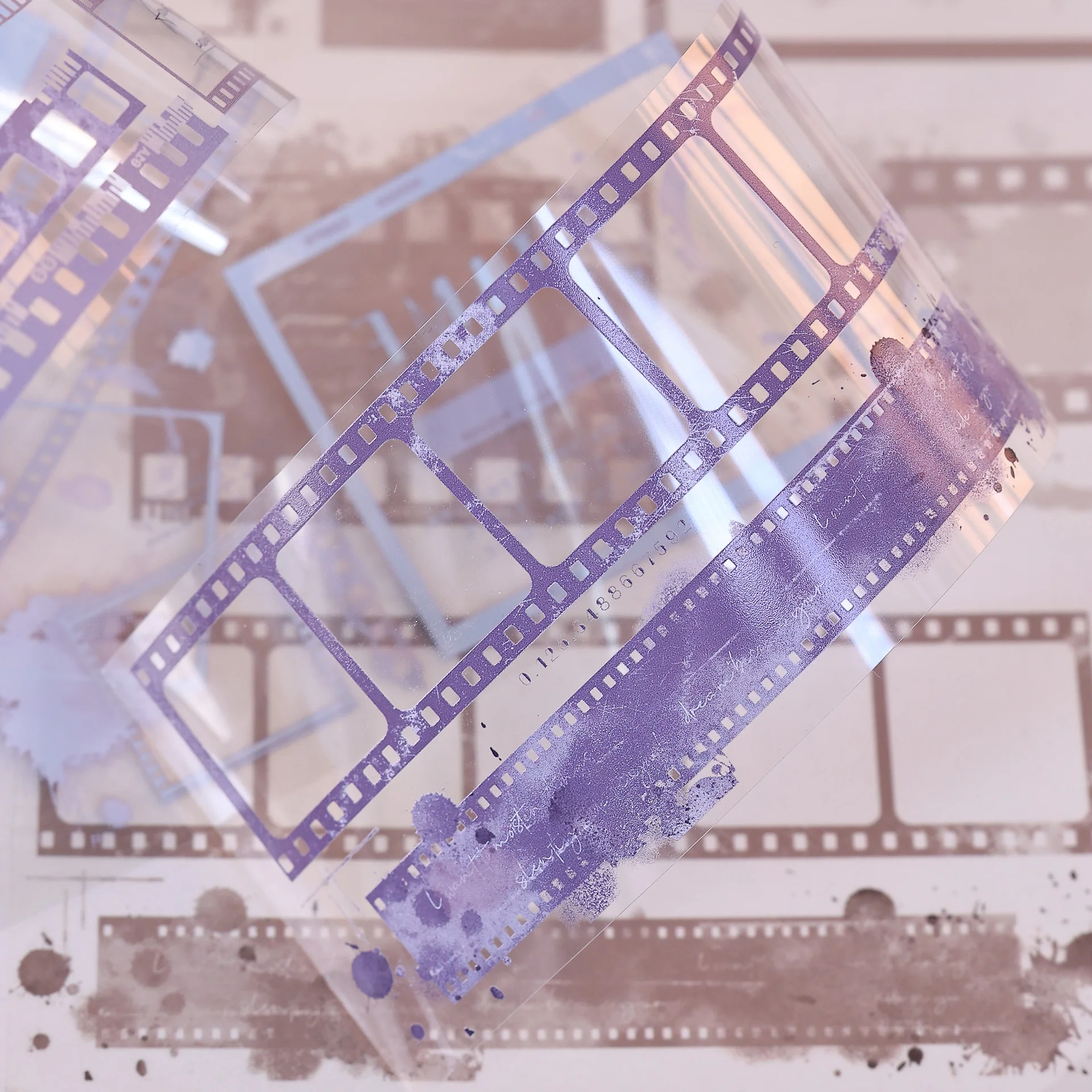 

Винтажная цветная пленка Washi PET