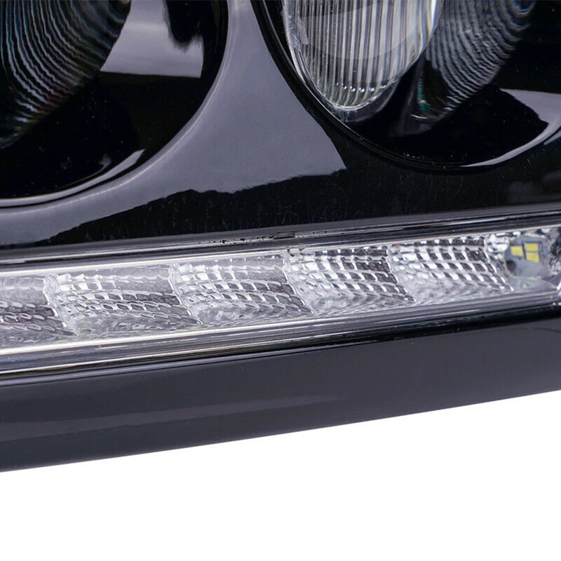 Автомобильные черные противотуманные фары дневные ходовые огни фонари для-Toyota FJ