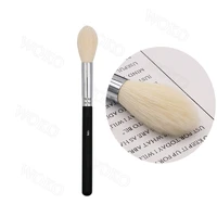 tapered highlighter brush face nose eyeshadow and highlighter brush long handle highlighter makeup brush goat hair makeup brush