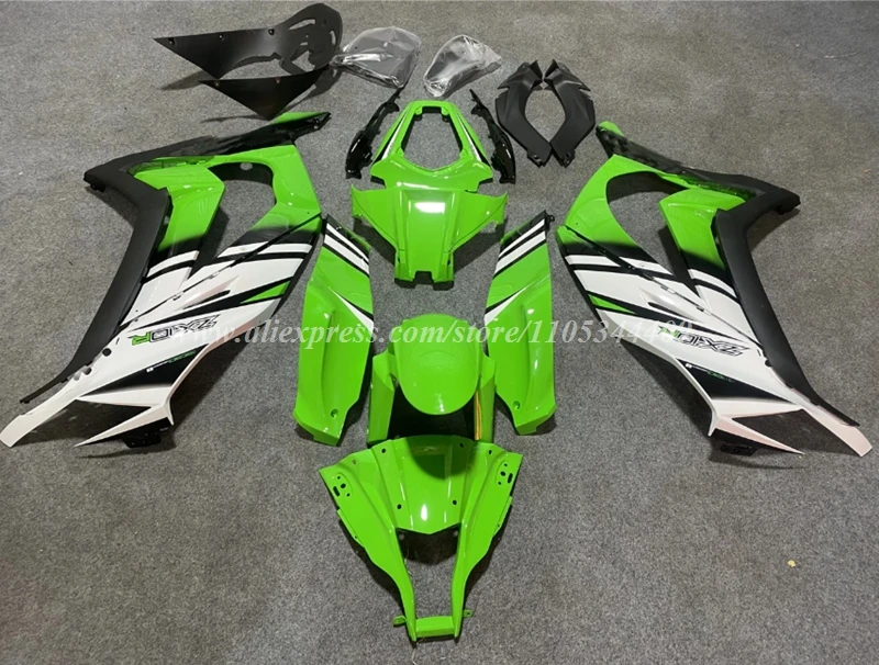 Фото Новый комплект обтекателей из ABS-пластика (4 шт.) для Kawasaki ZX10R 2011-2015 годов выпуска, аксессуары для мотоциклов, возможность индивидуальной настройки. №4