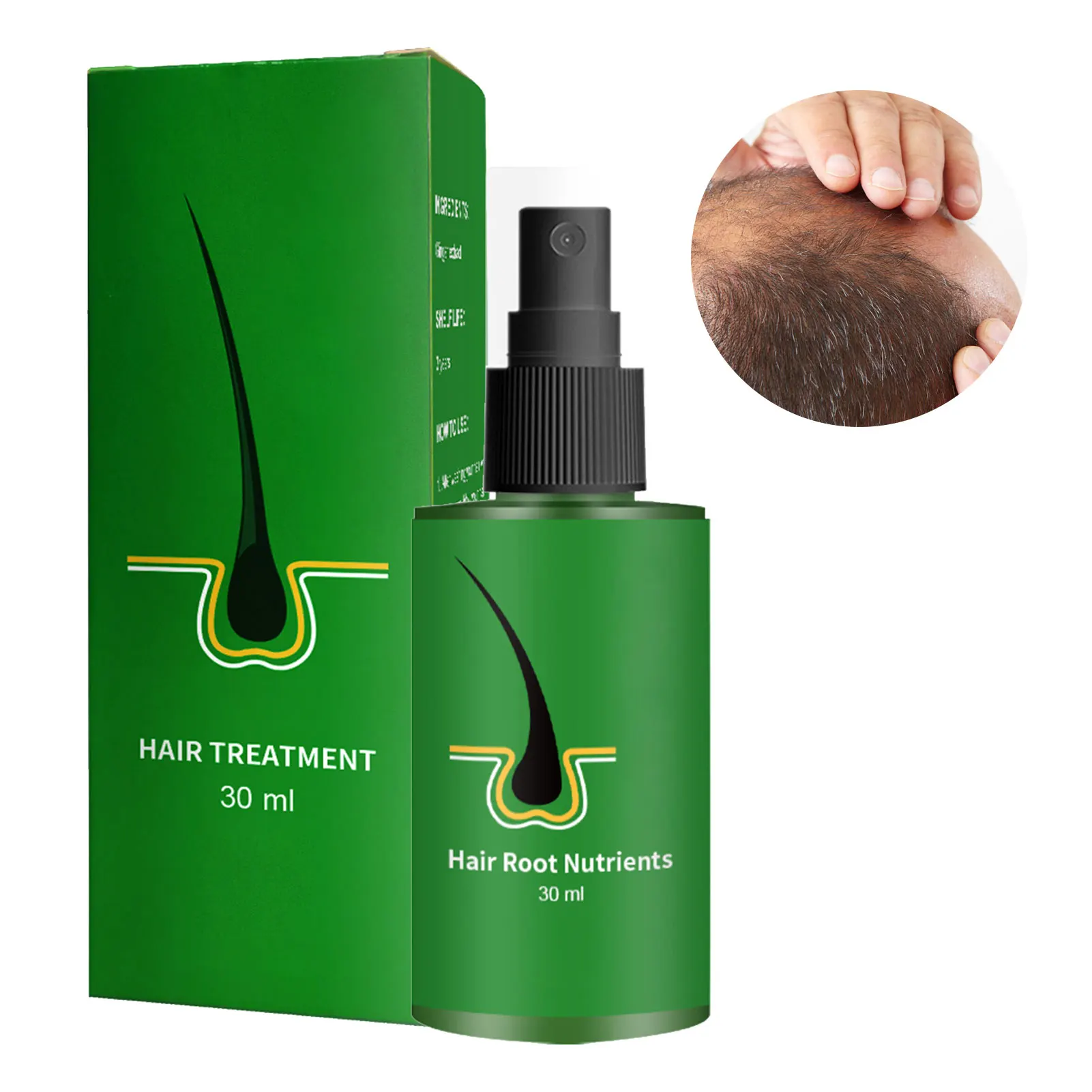 

New 30ml Hair Growth Lotion Hair Hair Care Products Root Nutrients Anti-Loss Beard Regrowth Thailand Hair Lotion