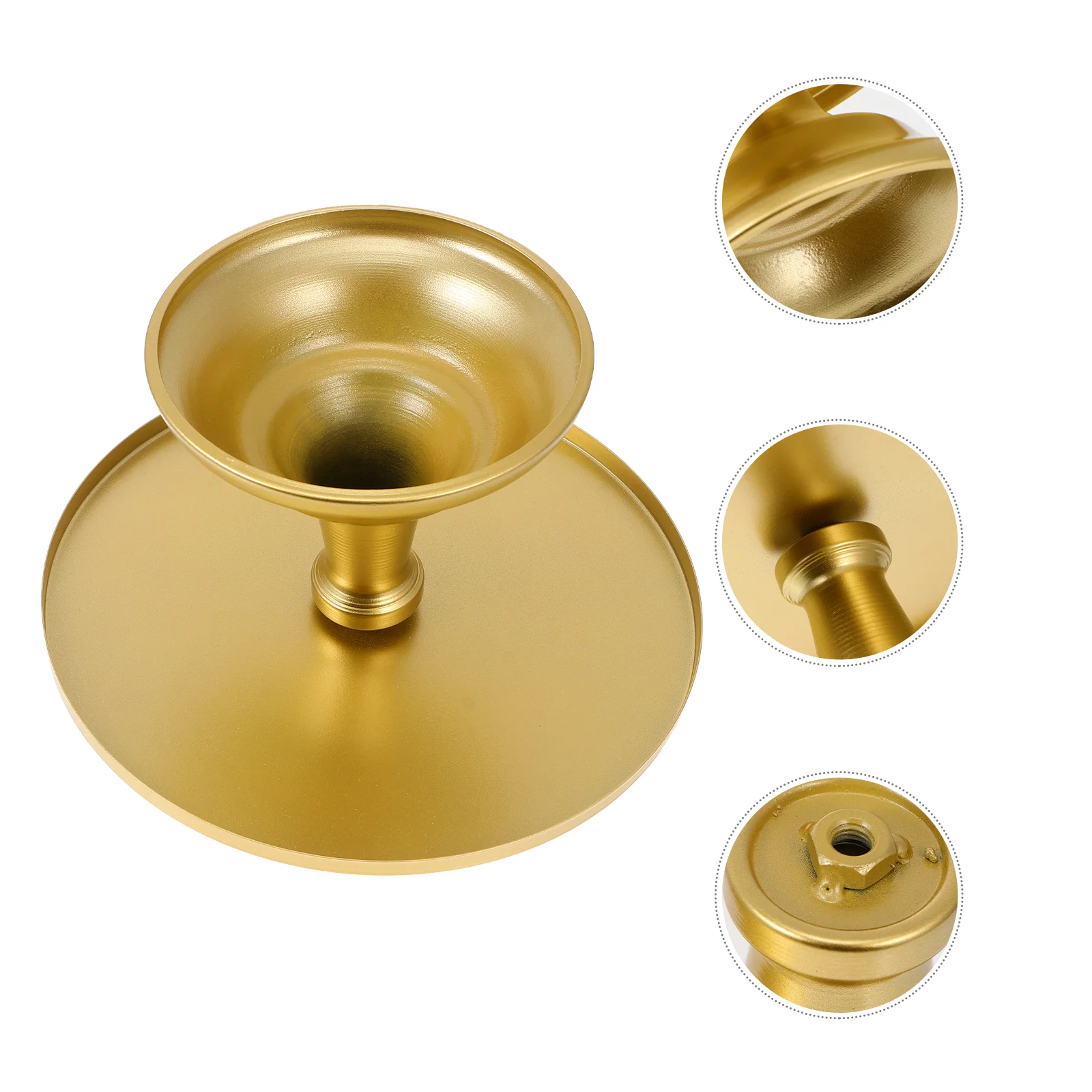 

Stand Cake Display Plate Dessert Cupcake Tray Holder Serving Platter Candy Tower Birthday Fruit Tea Afternoon Footedmetal Snack