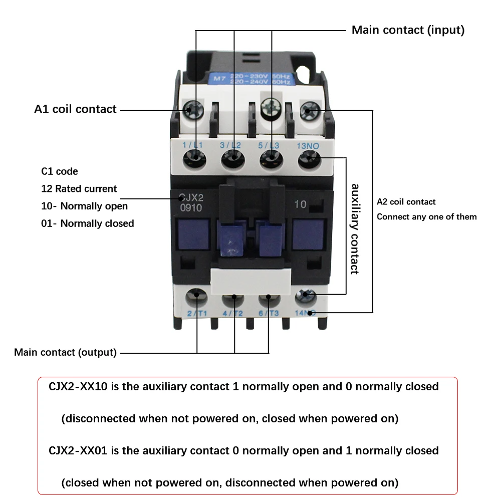 CJX2-2510 реле контактора двигателя переменного тока 3 фазы 25 А полюса 1 в 24 В 36 380 220