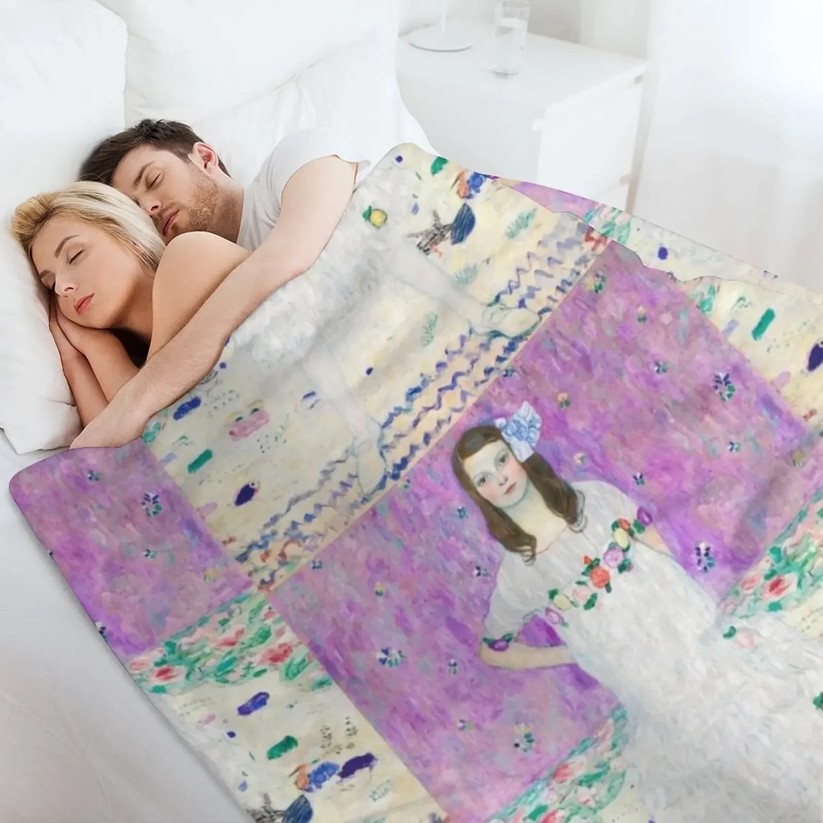 Одеяло M?da Primavesi Густава Климта покрывала тонкие одеяла для дивана-кровати