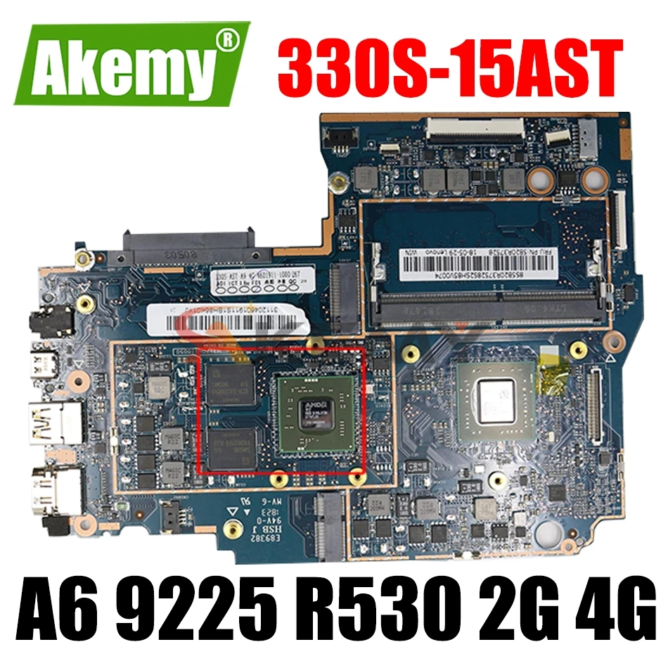 

For Lenovo IdeaPad 330S-15AST laptop motherboard with CPU A6 9225 GPU R530 2G RAM 4G FUR 5B20R37528 100% fully tested