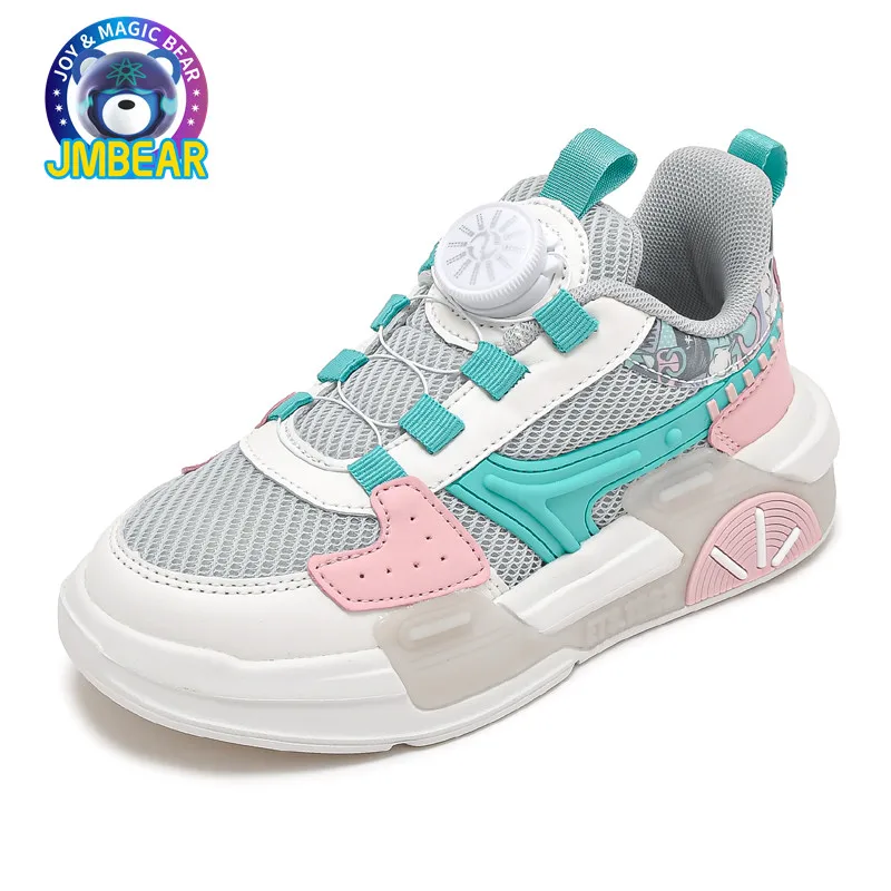 

JM sneakers kids basketball shoes medium and large children's shoes girls boys sport running breatherable kids shoes Large size