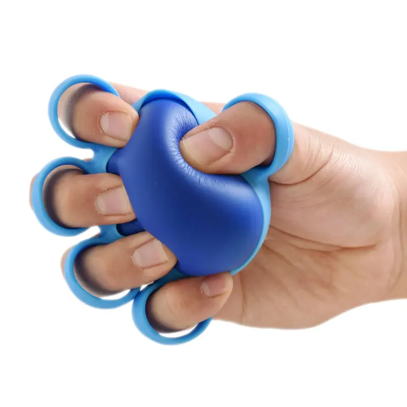 

1 Pc25lb Finger Grip Ball Massage Rehabilitation Training Elderly Exercise Ball Hand Finger Strength Circle Grip Device