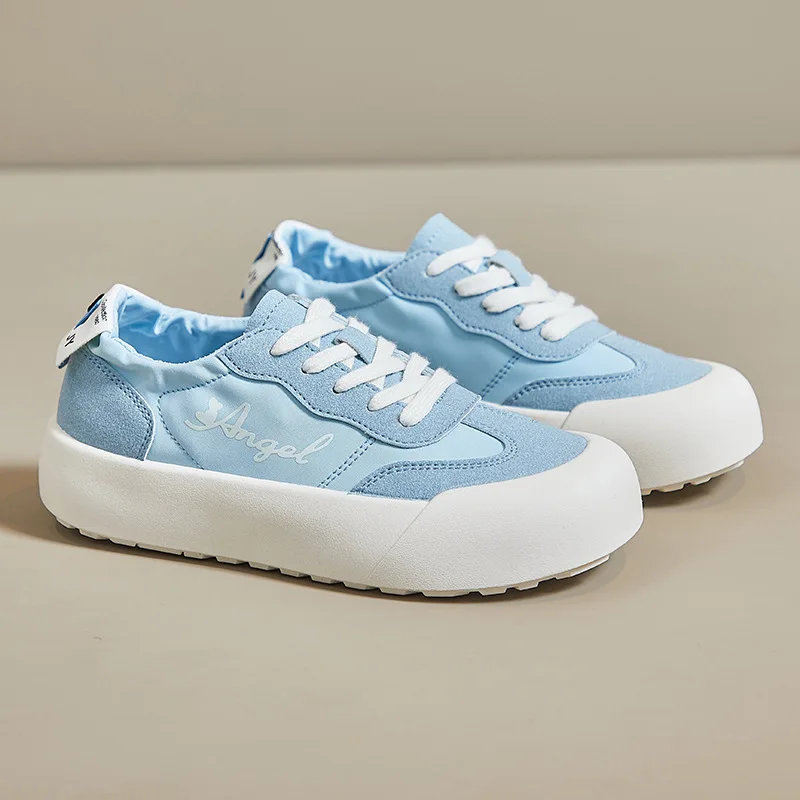 

Women Casual Running Shoes New Women Shoes Fashion Small White Shoes Lace-Up Breathable Sneakers Student Thick Sole Board Shoes