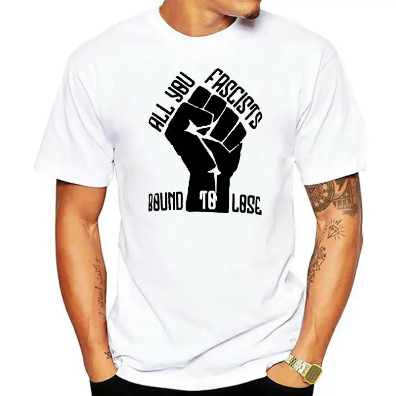 

you bound lose All You Fascists T shirt all woody guthrie antifa Bound To Lose