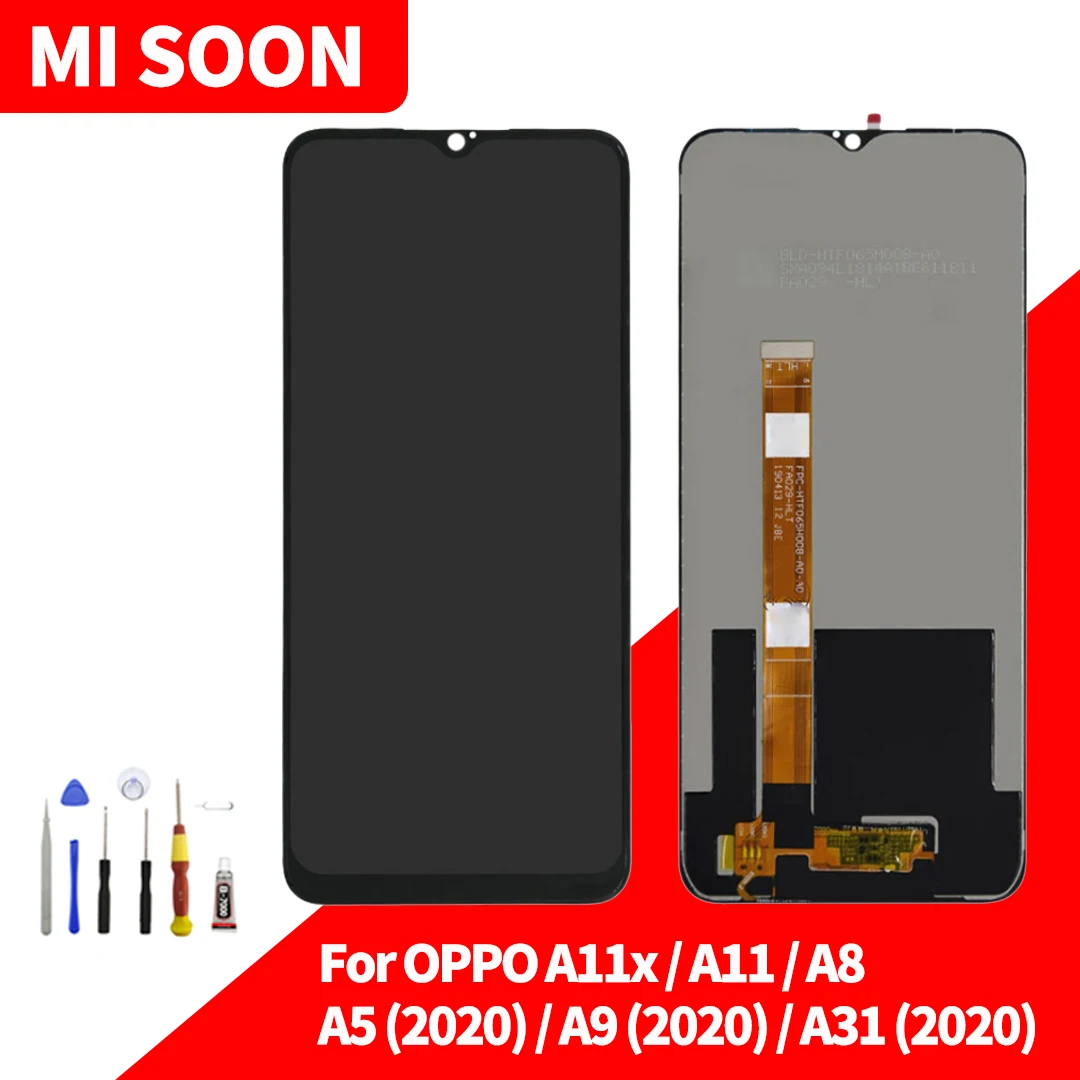 

Для OPPO A11x A11 A8 A5 2020 ЖК-дисплей аналогичный для OPPO A9 2020 A31 экран с инструментами