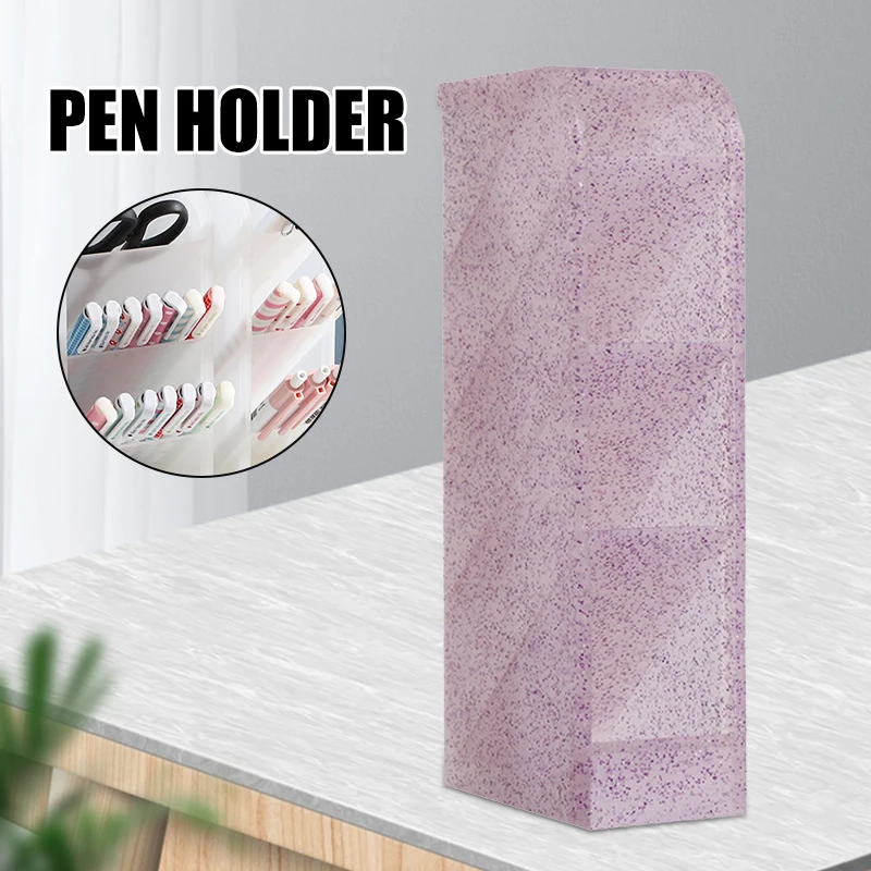 

Настольный органайзер для ручек, многофункциональный держатель для кистей для макияжа для офиса, школы, дома RERI889