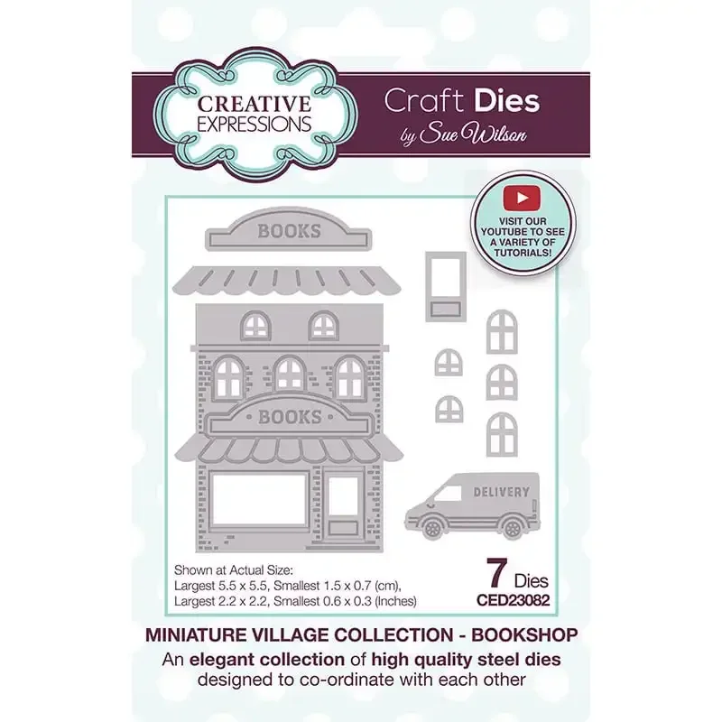 Вырубные штампы новый цветочный магазин рыба синий яблоко книжный миниатюрная