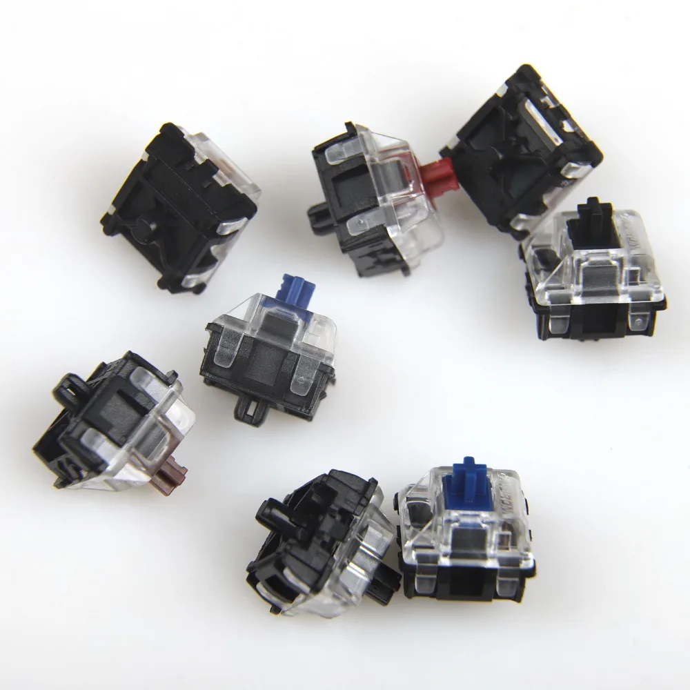 

Gateron Optical Switch For replace Optical Switch Mechanical Keyboard For GK61 SK64 Blue Red Brown Black Yellow White Switch