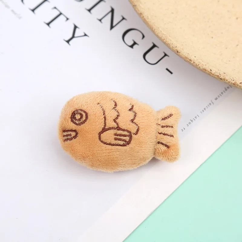 Маленькие игрушки для кошек плюшевые с ароматом мультяшная утка Taiyaki кролик