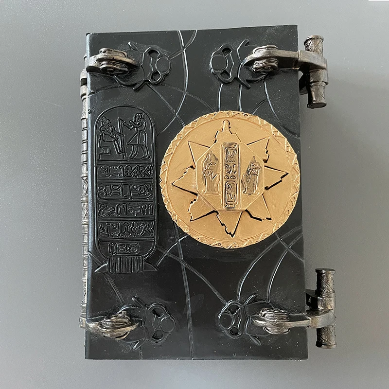 Книга Магическая смерти из смолы деревянное украшение для дома настольная