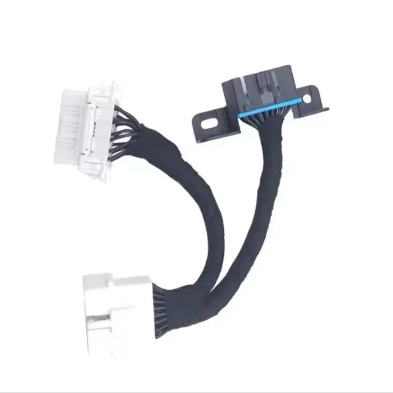Фото НОВЫЙ DIY OBD 2 YSplitter OBDII OBD 2 1 TO 2 Y Кабель Женский 16-контактный разветвитель Удлинитель Авто Автомобильный разъем Удлинительный кабель Адаптер №3
