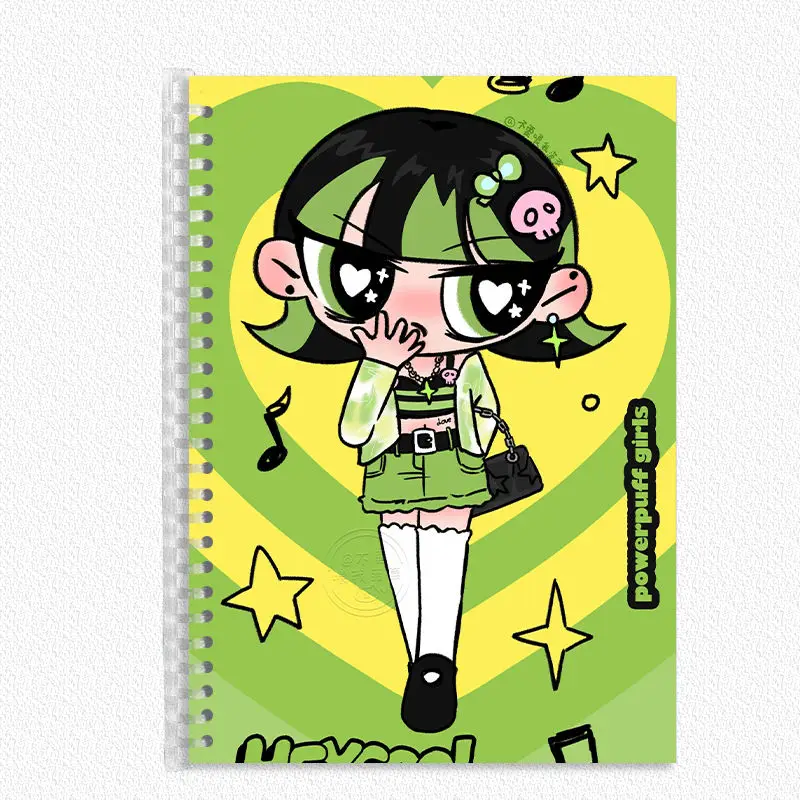 Блокнот на горизонтальную линию с мультяшным рисунком для девочек