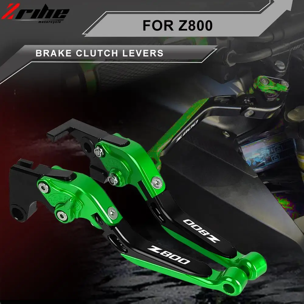 

Motorcycle Brake Handle Clutch Lever CNC Aluminum Adjustable Brake Clutch Lever For KAWASAKI Z800 Z 800 2013 2014 2015 2016 2017