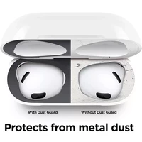 for airpods 3 air pods3 metal dust proof stickers on earphone charging case inside protector sticker for airpods3 film