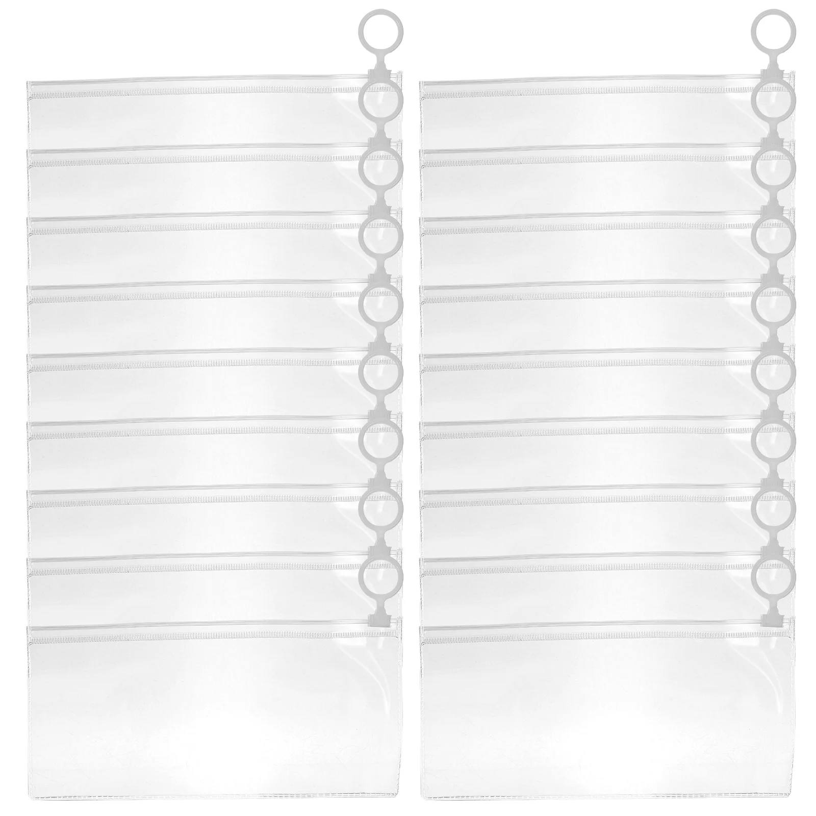 

20Pcs Multi-use Pen Bags Clear Bags Practical Clear Pen Holders Convenient Pen Bags Pen Containers