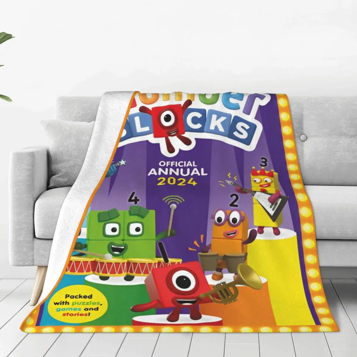 N-Numberblocks-s фланелевое одеяло с героями мультфильмов теплое постельное белье пледы