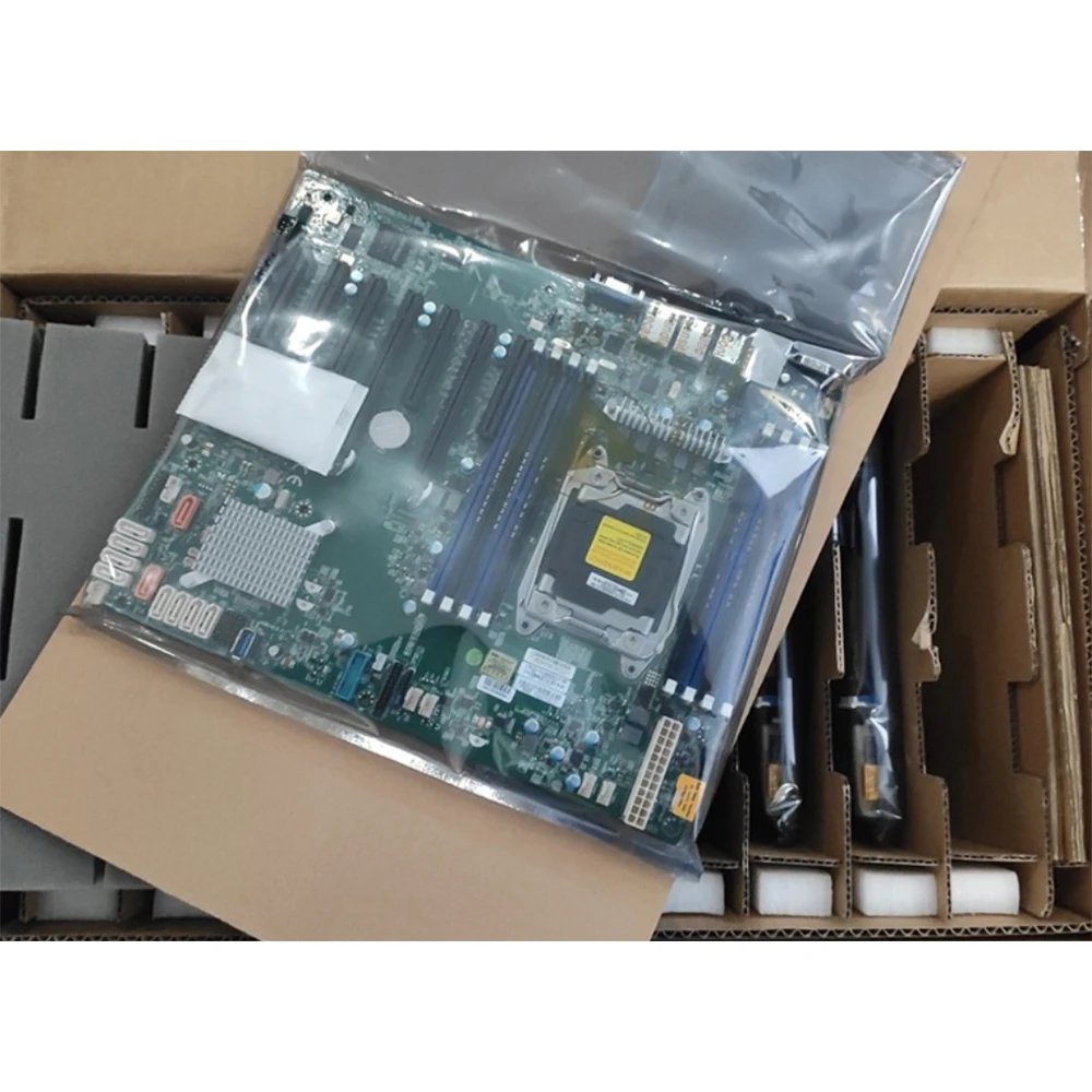 

X10SRL-F для Supermicro Industrial посылка материнская плата LGA2011 E5-1600/2600 V3/V4 семейство DDR4 ECC 7 слотов PCI-E