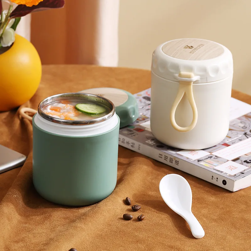 

430ml Stainless Steel Vacuum Insulated Lunch Box Insulated Rice Bag Food Insulation Cup Soup Cup Insulation Box Bento Box