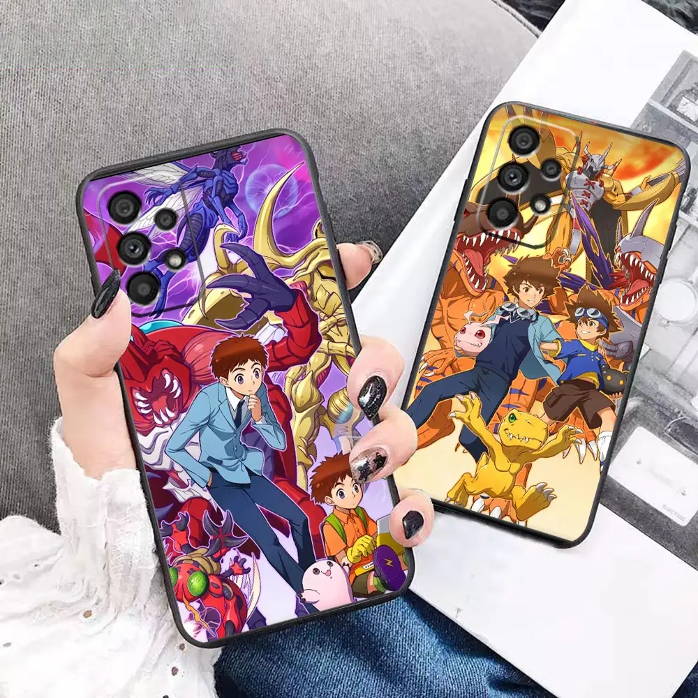 

Case For Samsung A73 A71 A53 A33 A32 A13 A12 A80 A71 A70 A52 A51 A50 A32 A30 A23 A22 A21 5G Case Anime Digital Monster Digimon
