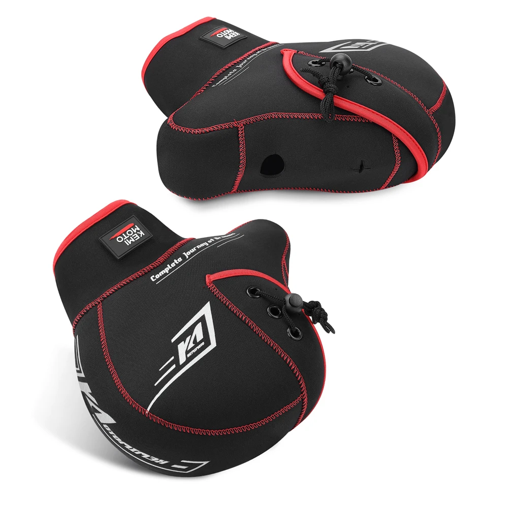 

KEMiMOTO мотоциклетные перчатки, перчатки на руль, ручная планка для скутера, зимние перчатки, меховые перчатки для квадроцикла, водонепроницаемые для мотоцикла, квадроцикла