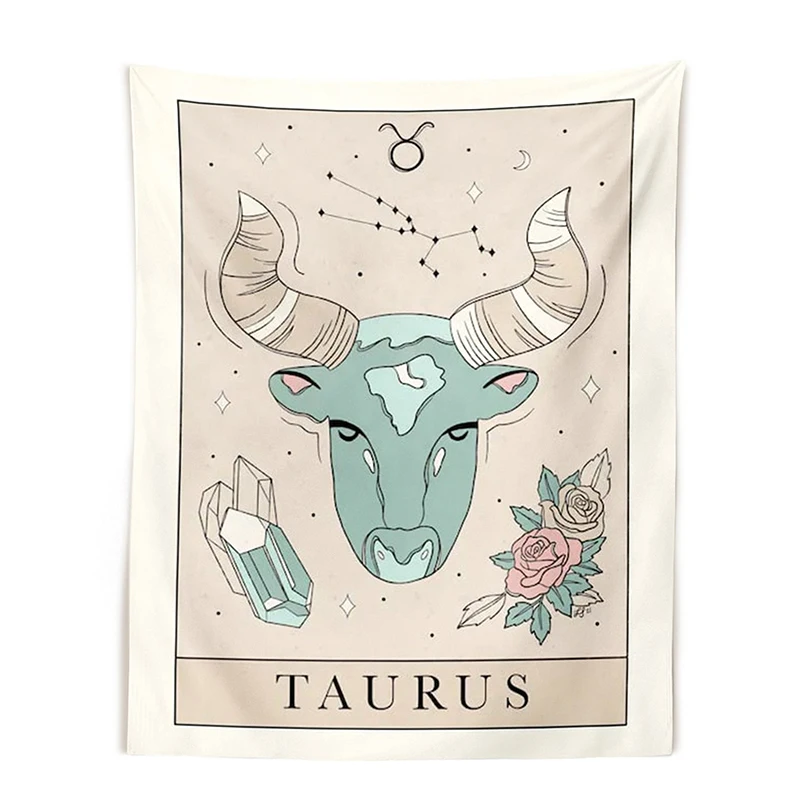 

Constellation Tarot Tapestry Boho Tapestry Tarot Card Tapestry Wall Hanging Trippy Divination Beach Mat Sun Moon Wall Decor