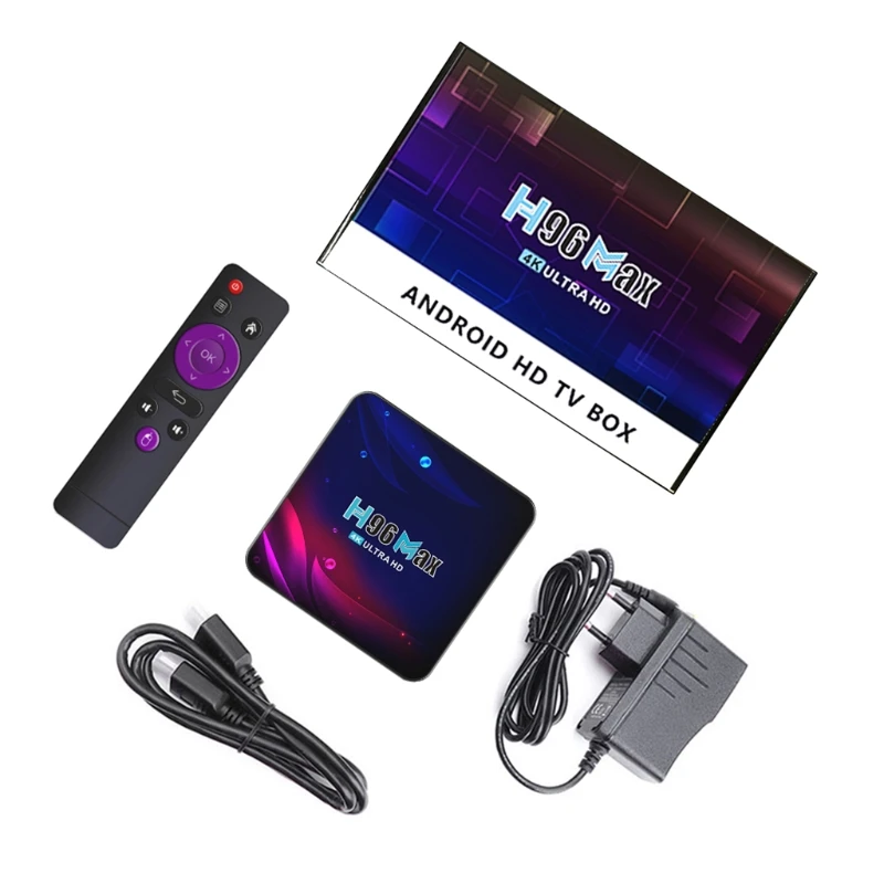 Caixa de tv para Android-11 Caixa Smart tv 16 – 32 64gb Box Bluetooth-compatível 4.0 2.4g 5g Wifi Grupo Top 4 V11 H96 Max k