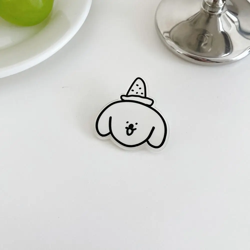 Модная акриловая заколка для собак Shih Tzu милая штифтовая Dobermann Maltese украшение