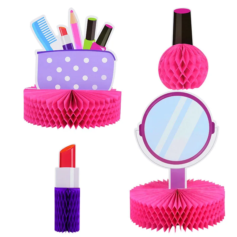 Одноразовая посуда для спа макияжа вечеринки косметическая тема красоты тарелка