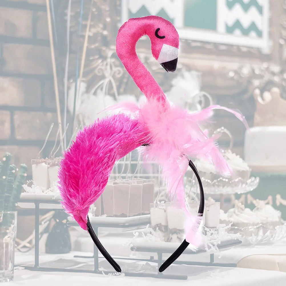 

1Pc Hair Flamingo Hair Accessories Headband Party Decoration (Pink)