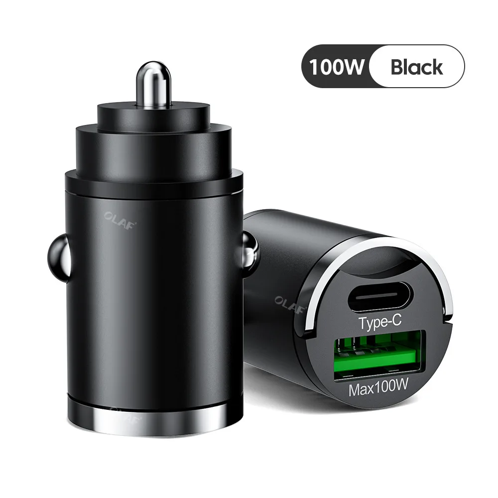 

Автомобильное зарядное устройство с двумя USB-портами, 100 Вт