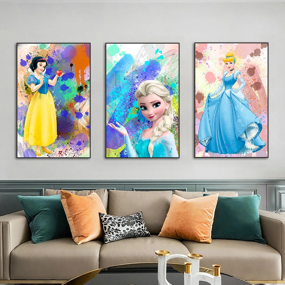 Картина на холсте История игрушек Disney постеры и принты из мультфильмов Вуди Базз