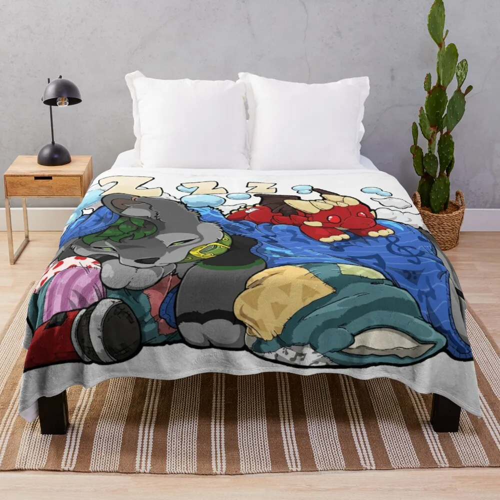 

Woof Dreams плед одеяло с хорошо толстым Кинг шерстяной текстиль для зимнего дома