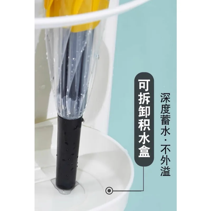 Стеллаж для хранения зонтов домашняя неперфорированная настенная вешалка