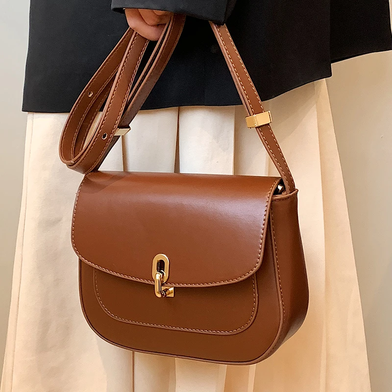 

Luxury Designer Shoulder Bag High Quality PU Leather Small Square Bag For Women 2022 Fashion Trend Female Crossbody Bags