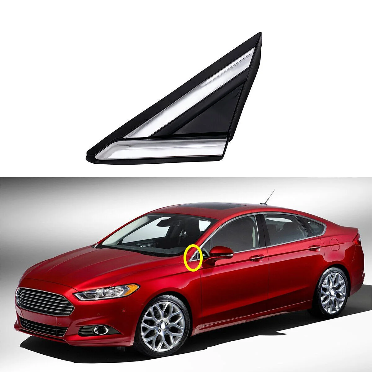 Автомобильная левая стойка окно треугольная крышка панель для Ford Mondeo 2013-2018