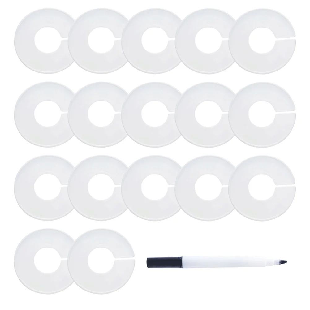 

50 шт., белые разделители для одежды